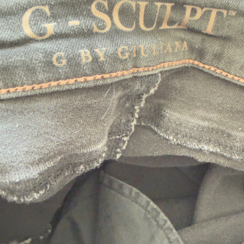 G-Sculpt  Size 12 Tall 405 Boot Valley Grey Wash Jeans Whimsigoth Streetwear Y2K - Picture 8 of 9